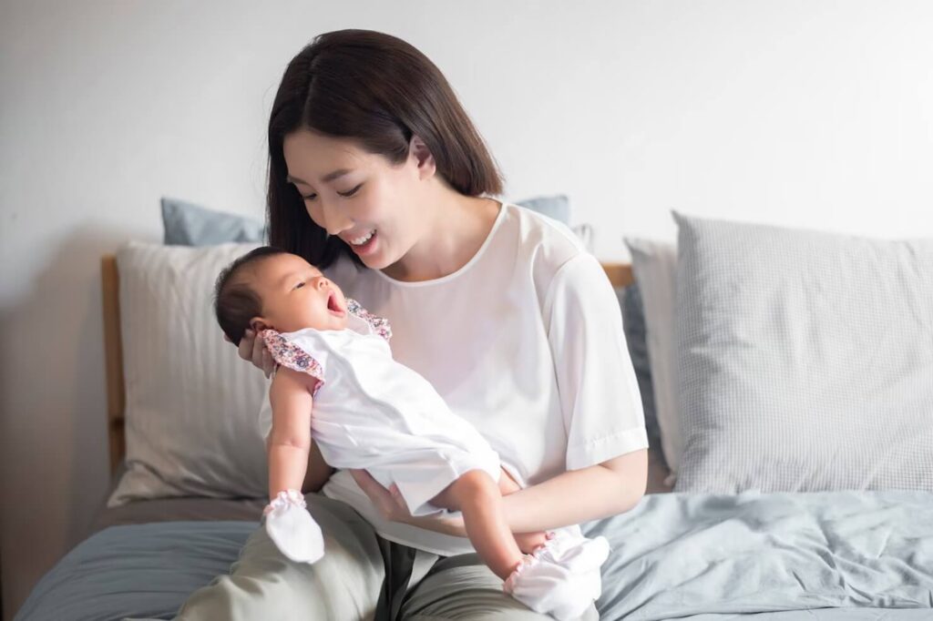 mother and baby