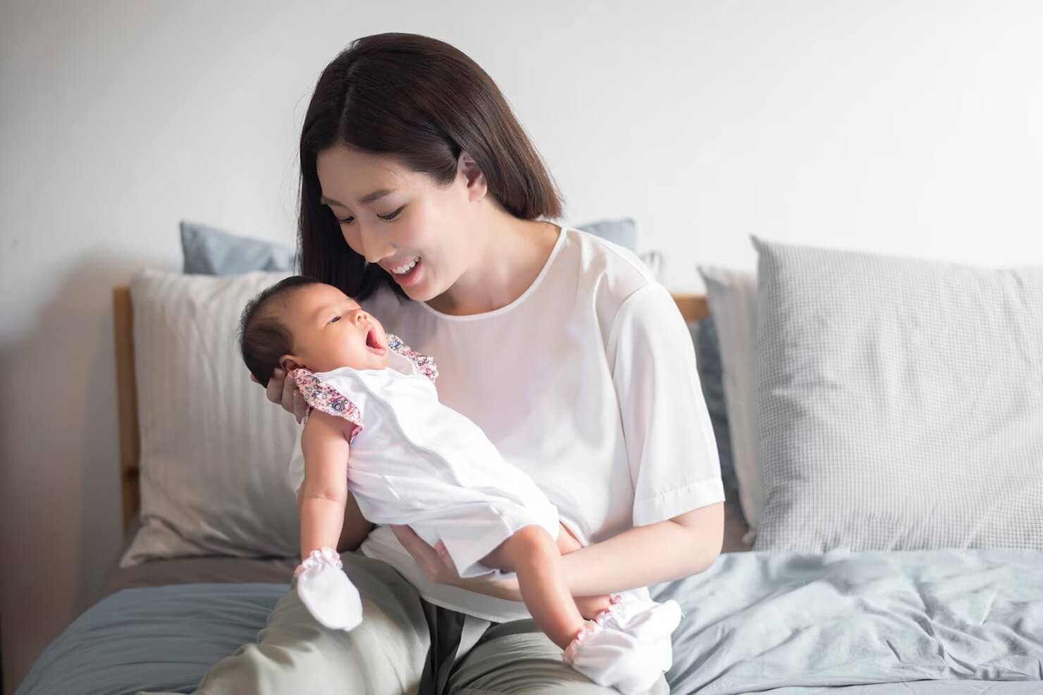 mother and baby